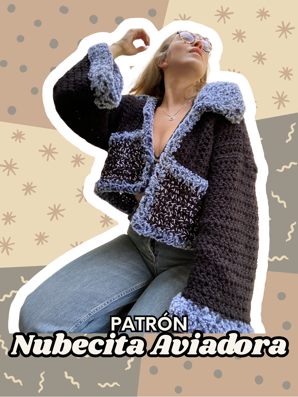 Patrón Nubecita Aviadora