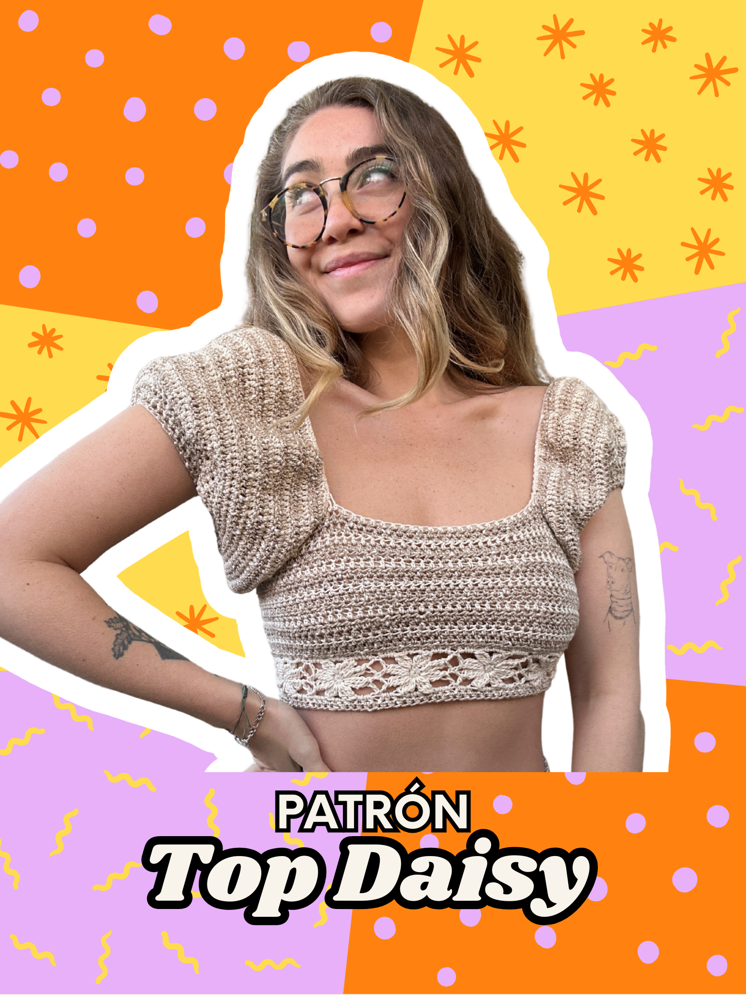 Patrón Top Daisy