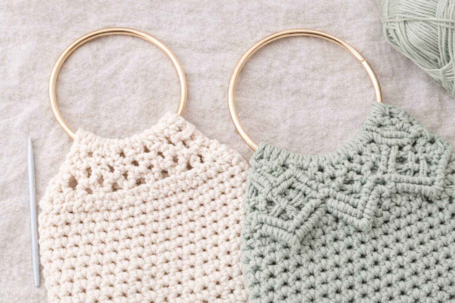 Asas redondas doradas para bolso 10 cm