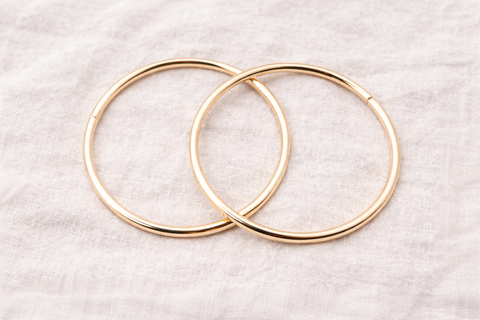 Asas redondas doradas para bolso 10 cm